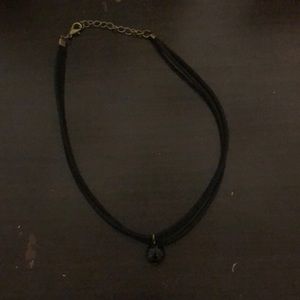 Black Double Layer Choker